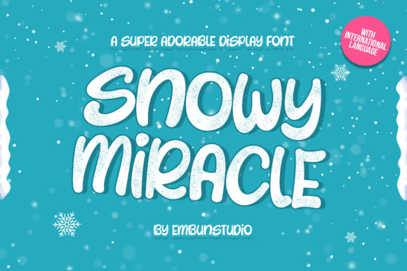 A Real Designer's Review: The Snowy Miracle Display Font