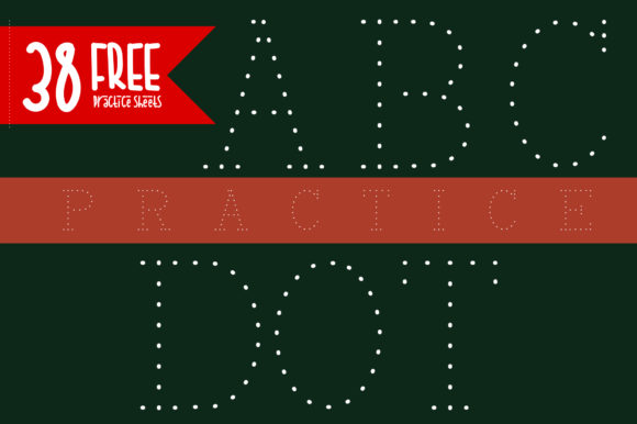 ABC Dot Practice: A Display Font for Modern Digital Design