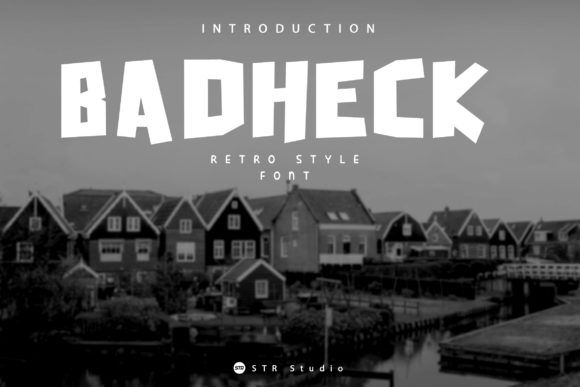 Badheck: A Display Font That Brings Friendly Energy to Website Layouts