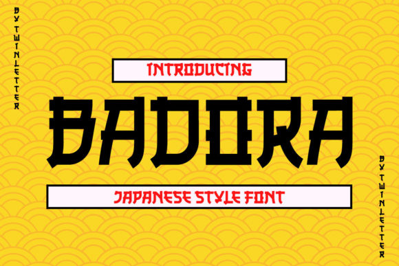 Badora Faux Japanese: A Font for Editorial Mood