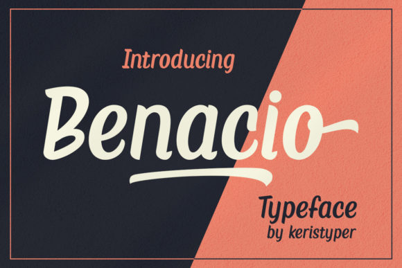 Benacio: A Font Designed for Calm Editorial Moments