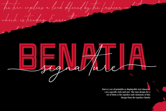 Benatia: A Display Font Built for Digital Branding