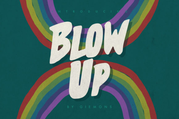 Blow Up: A Display Font with Editorial Character