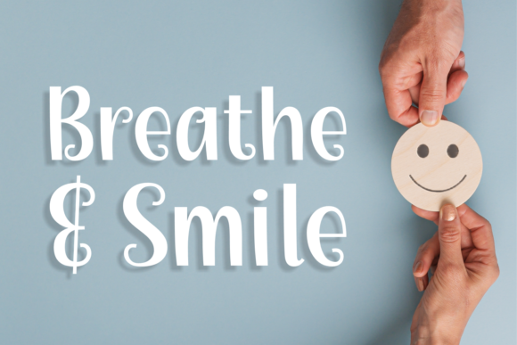 Breathe Smile Font: A Tool for Digital Visual Engagement