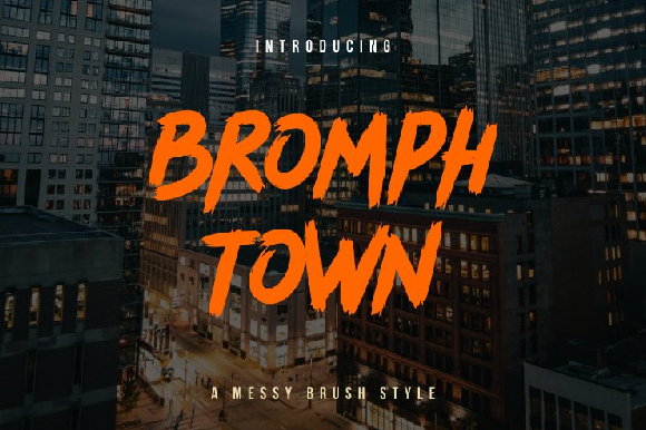 Bromph Town: The Playful Font for Your Creative Projects