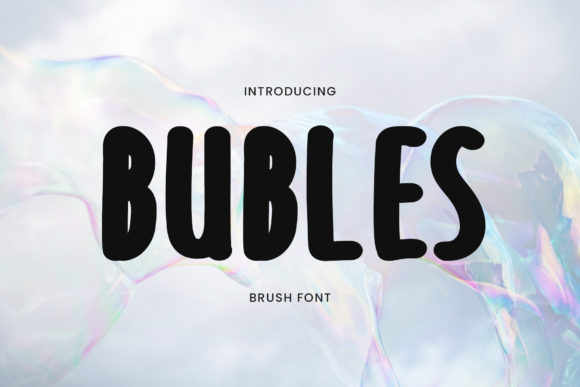 Bubles: An Editorial Font for Engaging Headlines and Covers