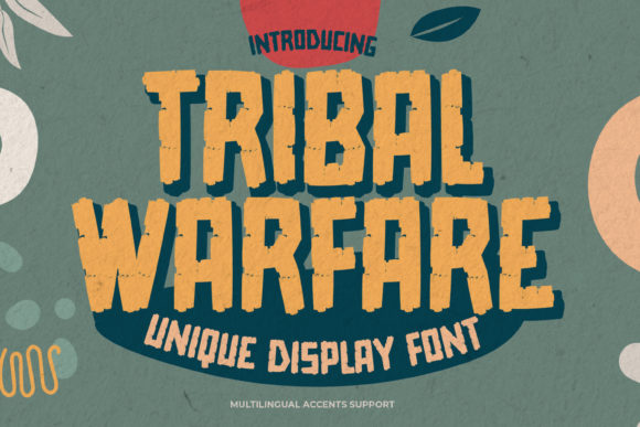 Crafting a Bold Brand Identity with Tribal Warfare Font