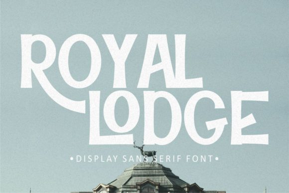 Crafting with Royal Lodge: A Bold Display Font for Creative Products