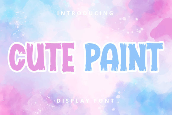 Cute Paint: A Playful Typeface for Editorial Projects