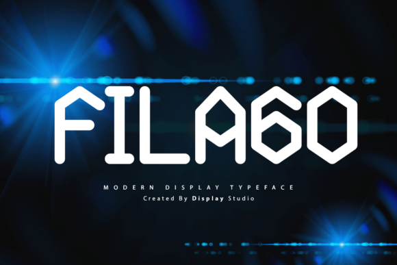 Filago: A Robotic Display Font for Futuristic Web Design