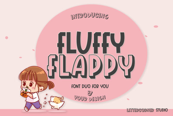 Fluffy Flappy: A Display Font for Scroll-Stopping Visuals