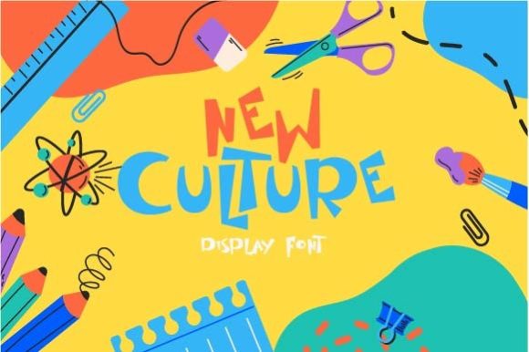 New Culture: The Bold Display Font for Crafters and Creators
