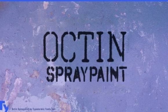 Octin Spraypaint: The Display Font That Elevates Your Campaign Visuals