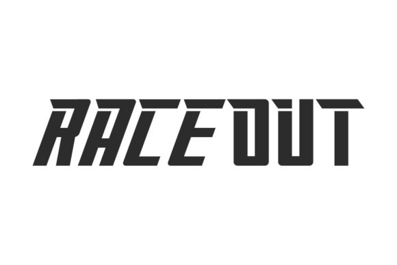 Raceout: A Font That Earns Its Space