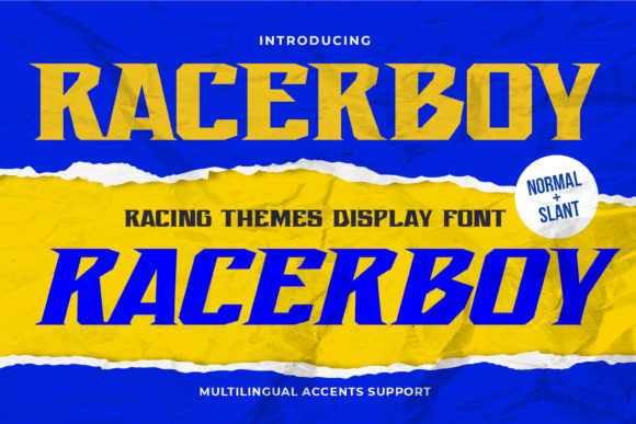 Racerboy: A Bold Slab Serif Font for Branding with Impact