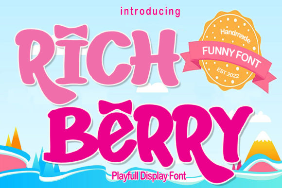 Rich Berry: A Display Font That Strengthens Your Brand Identity
