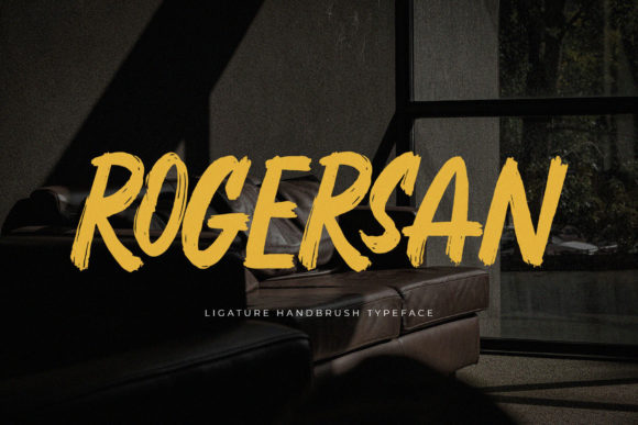 Rogersan: A Distinctive Brush Display Font for Modern Web Design