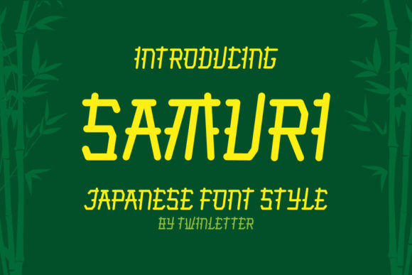 Samuri Faux Japanese Typeface for Distinctive Web Design