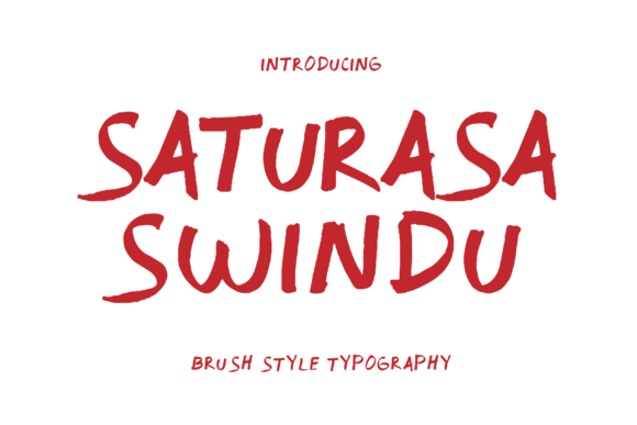 Saturasa Swindu: A Font to Help Your Business Stand Out