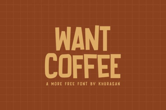 The Editorial Mood of Want Coffee: A Modern Display Typeface