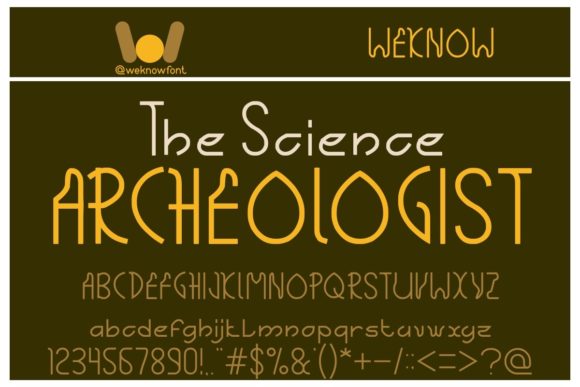 The Science Archeologist: A Distinctive Display Font for Impactful Digital Marketing