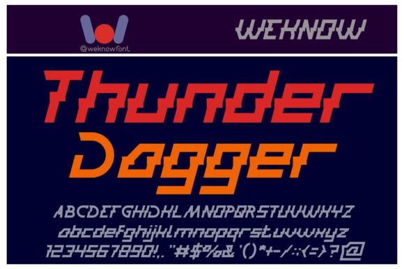 Thunder Jagger: A Font for the Bold and Creative Maker