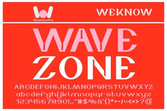 Wave Zone Font: A Bold Choice for Your Brand