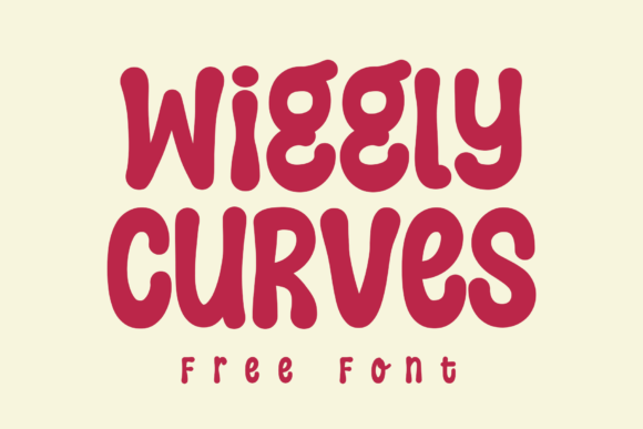 Wiggly Curves: A Fun Display Font for Marketers and Creators