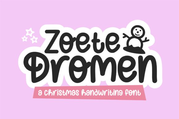 Zoete Dromen: A Friendly Display Font for Editorial Design